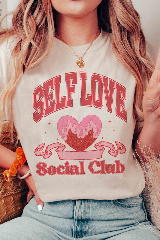 SELF LOVE SOCIAL CLUB Graphic T-Shirt