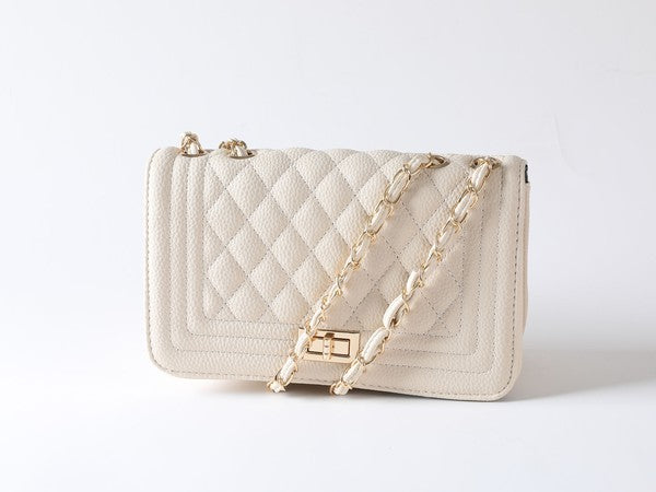 Faux Leather Quilted Fashion Bag