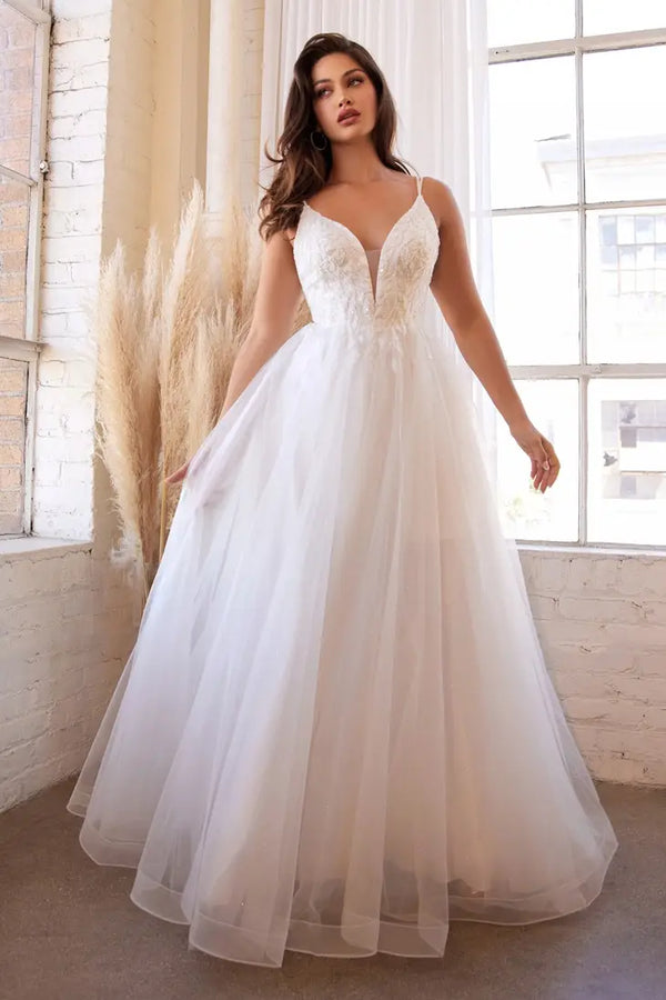 Layered Tulle Bridal Gown - Full Size Run