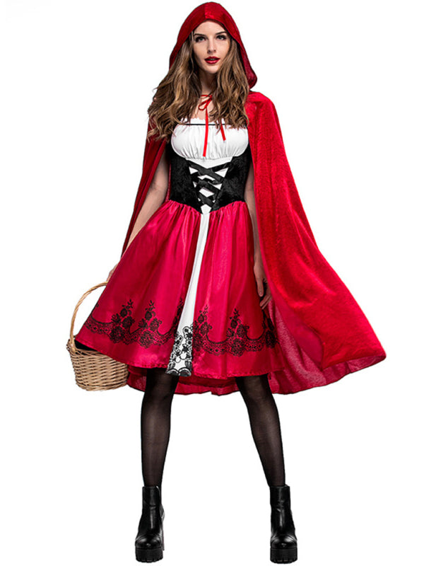 Halloween little red riding hood costume adult cosplay party costume