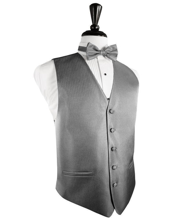 Herringbone Tuxedo Vest - Variation A