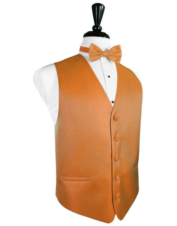 Herringbone Tuxedo Vest - Variation B